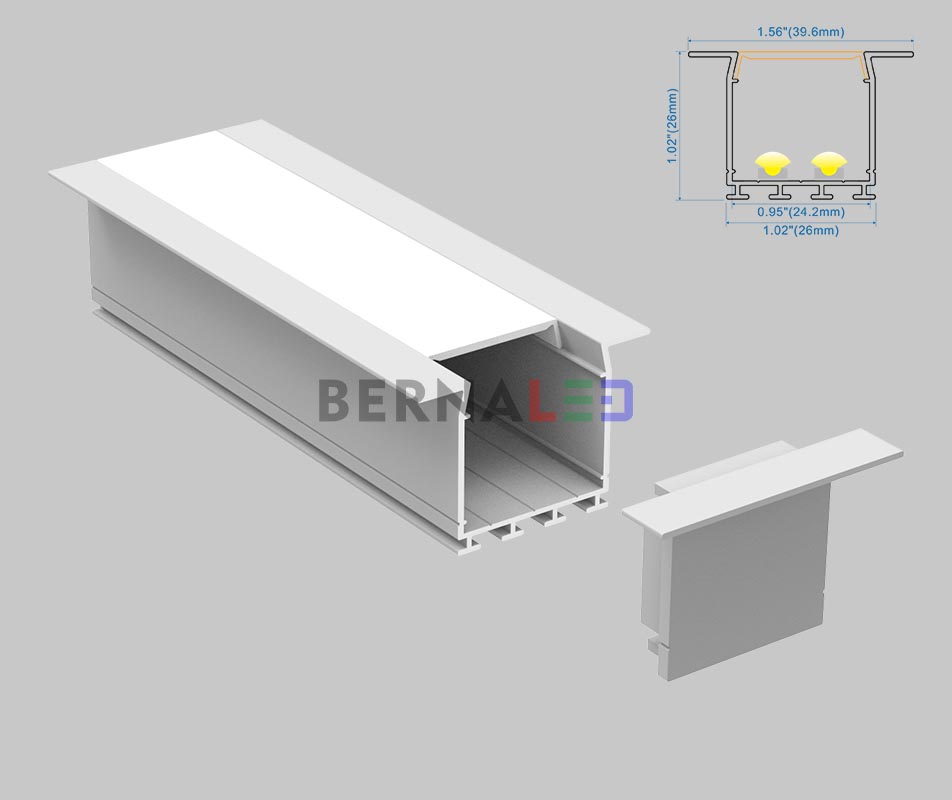 BPS262602 - 40x26mm Recessed