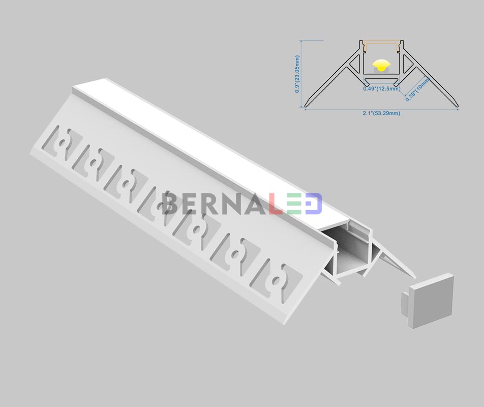 BPS542301 - 54x23mm Wall Mounted